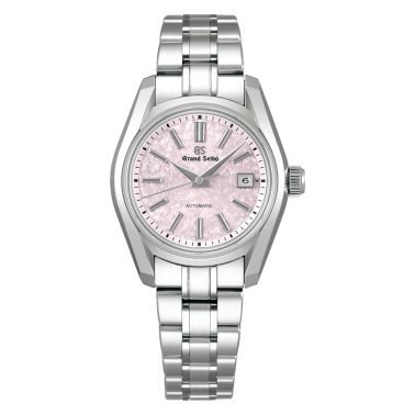 Grand Seiko Heritage 62GS "Sakura-Kakushi" pink dial steel bracelet 30 mm
