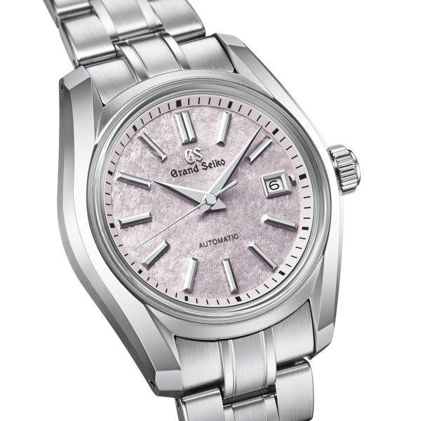 Montre Grand Seiko Heritage 62GS "Sakura-Kakushi" cadran rose bracelet acier 30 mm