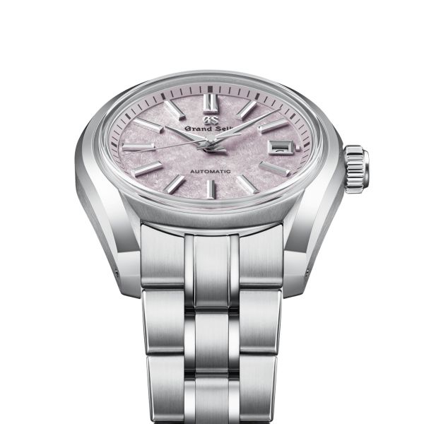 Montre Grand Seiko Heritage 62GS "Sakura-Kakushi" cadran rose bracelet acier 30 mm