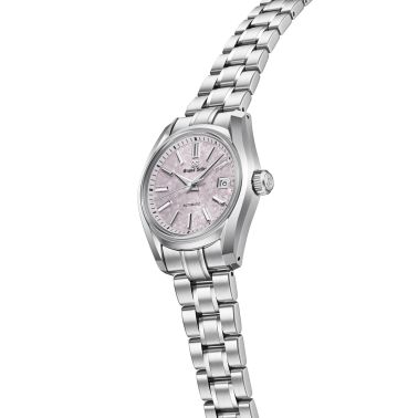 Montre Grand Seiko Heritage 62GS "Sakura-Kakushi" cadran rose bracelet acier 30 mm