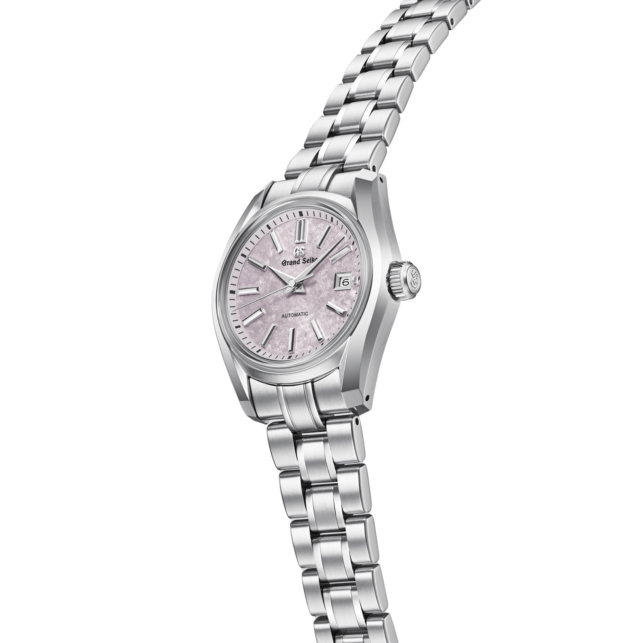 Montre Grand Seiko Heritage 62GS "Sakura-Kakushi" cadran rose bracelet acier 30 mm