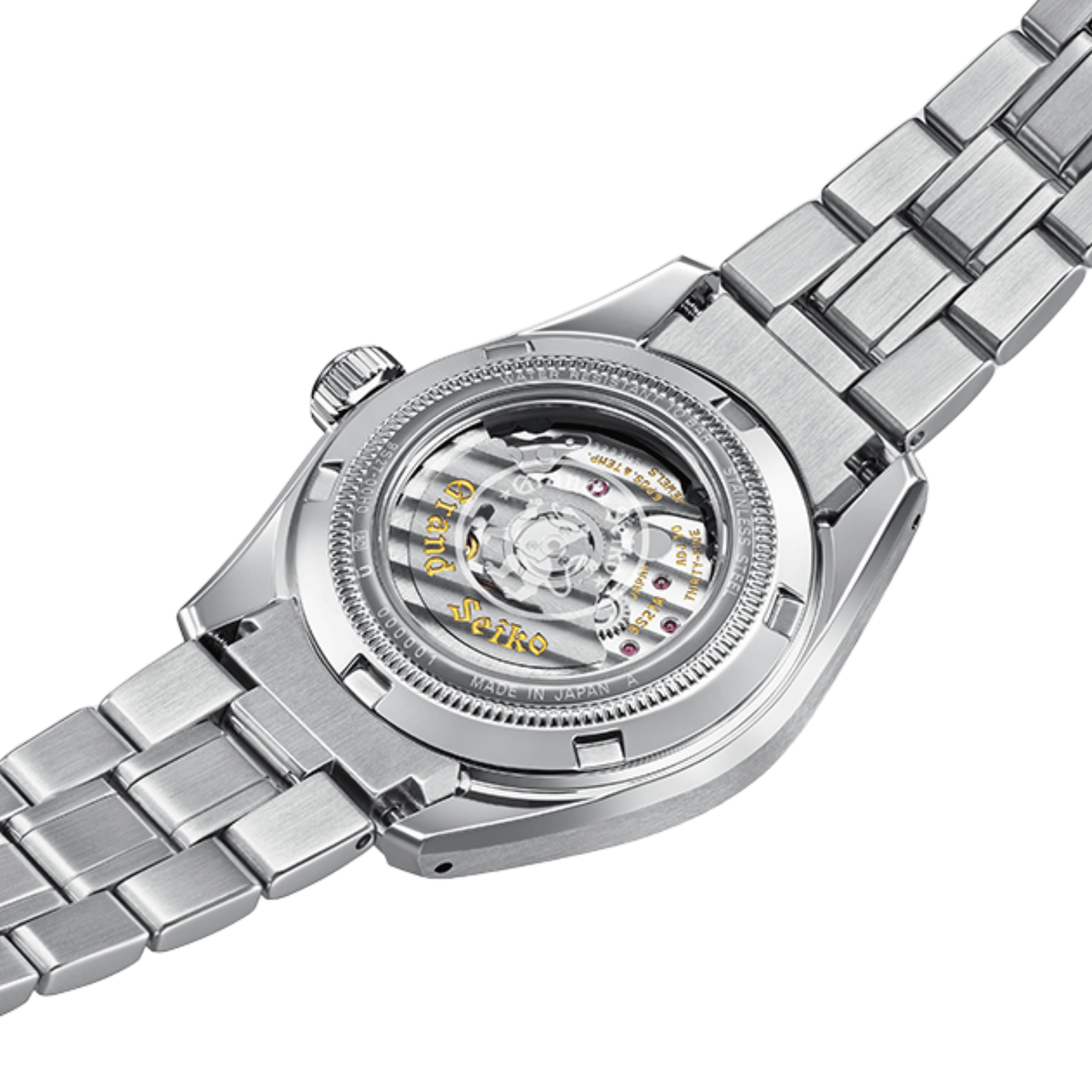 Montre Grand Seiko Heritage 62GS "Sakura-Kakushi" cadran rose bracelet acier 30 mm