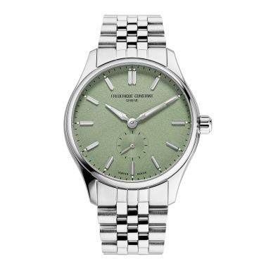 Montre Frédérique Constant Classics Index Small Seconds Automatic cadran vert bracelet acier 39 mm