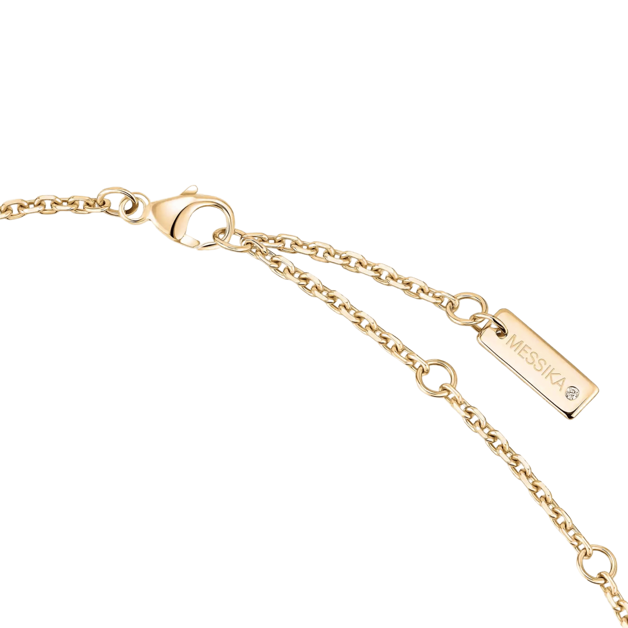 Collier Messika Move Classique Ciselé en or jaune et diamants