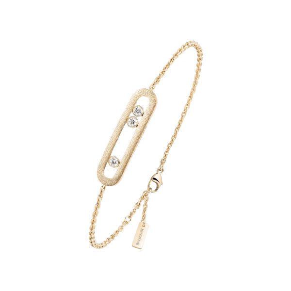 Messika Move Classic bracelet in yellow gold and diamonds