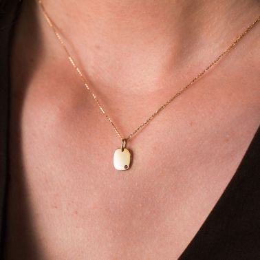 Lepage Colette Coussin medal in yellow gold and ruby