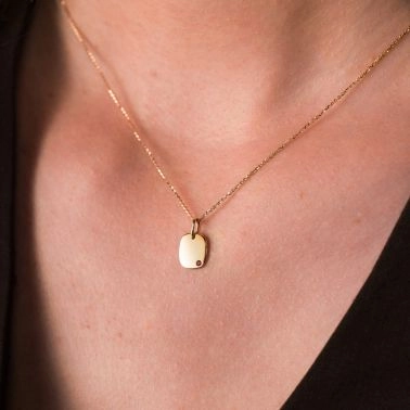 Lepage Colette Coussin medal in yellow gold and ruby