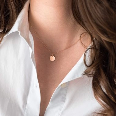 Lepage Colette Coussin medal in rose gold and diamond