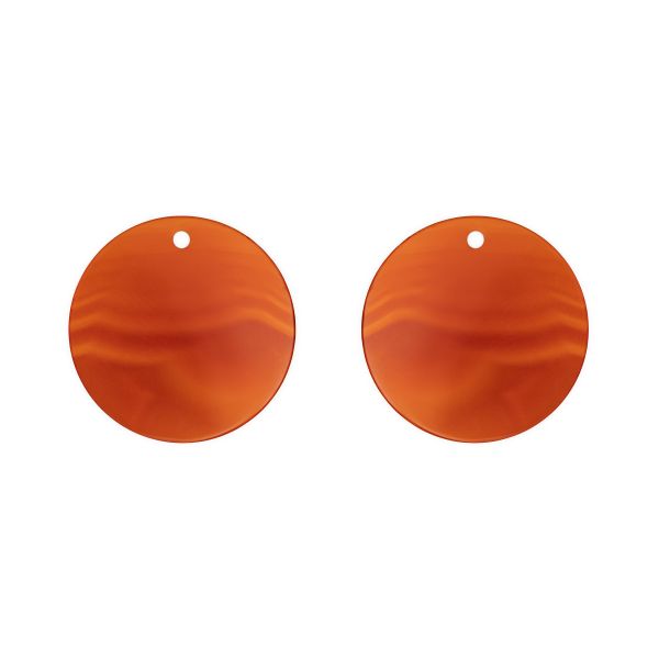 Lepage Colette Notre-Dame tokens for earrings in red onyx