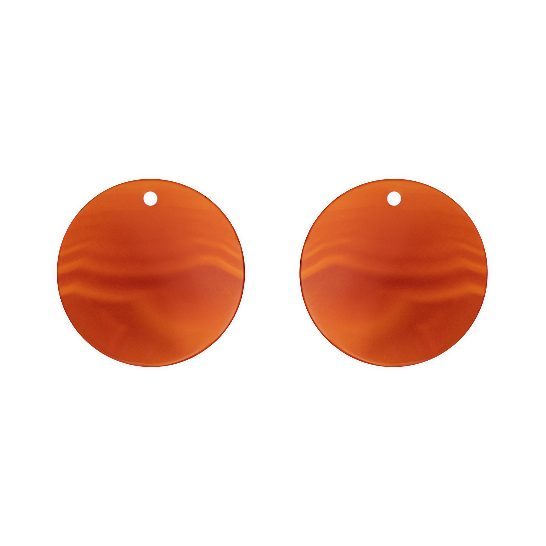 Lepage Colette Notre-Dame tokens for earrings in red onyx