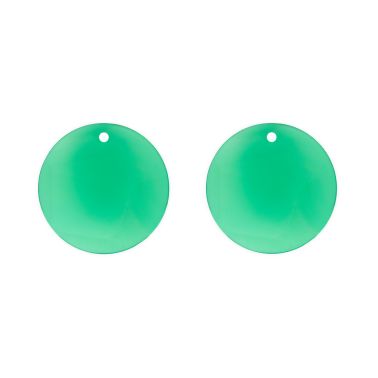 Jetons Lepage Colette Notre-Dame pour boucles d'oreilles en onyx vert