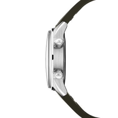 Montre Jaeger-LeCoultre Polaris Date automatique cadran laqué vert bracelet caoutchouc 42 mm