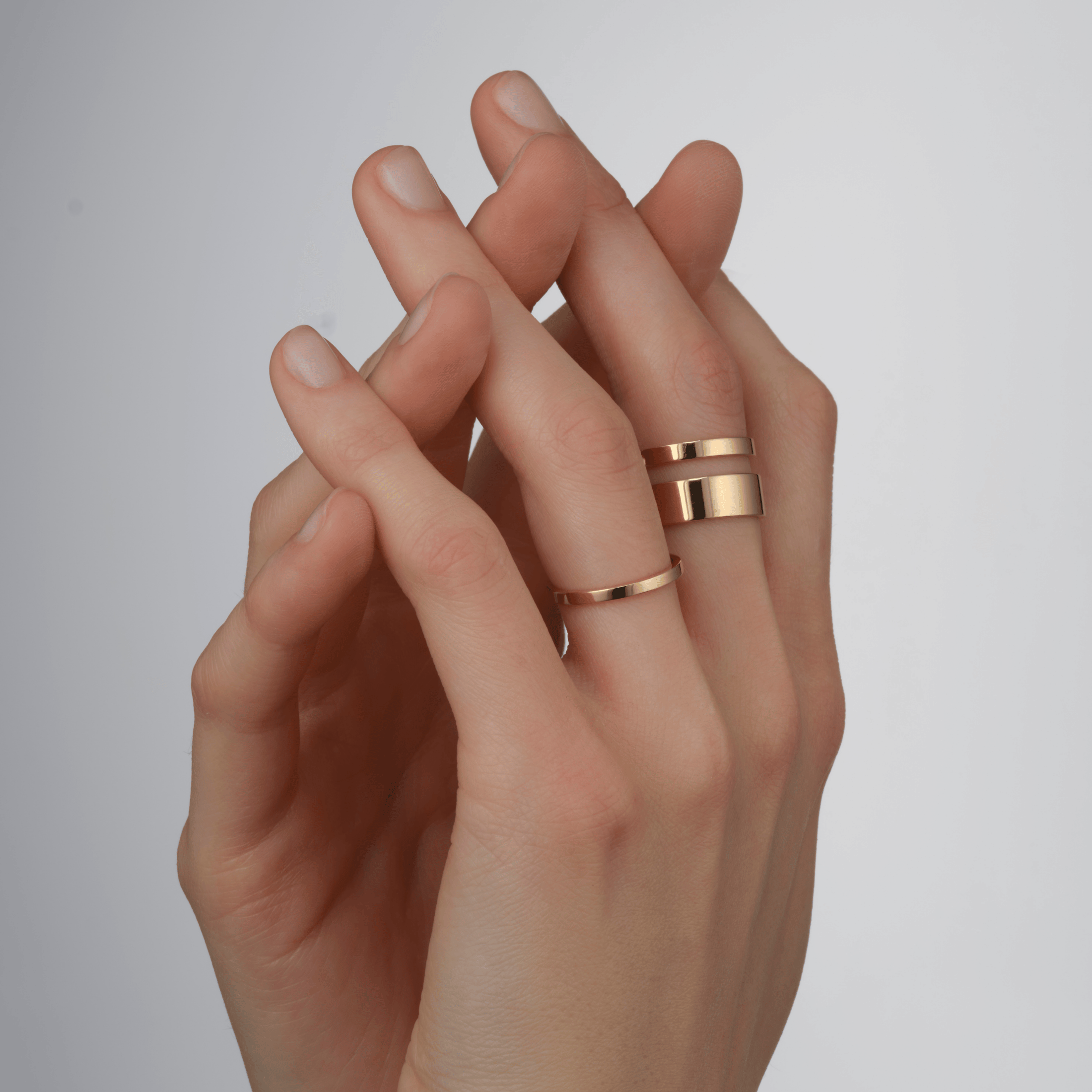 Bague Repossi Berbere 2 rangs en or rose