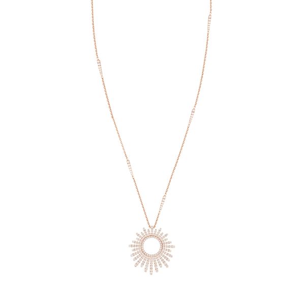 copy ofKorloff Divine Fougue Rayons necklace in rose gold and diamonds