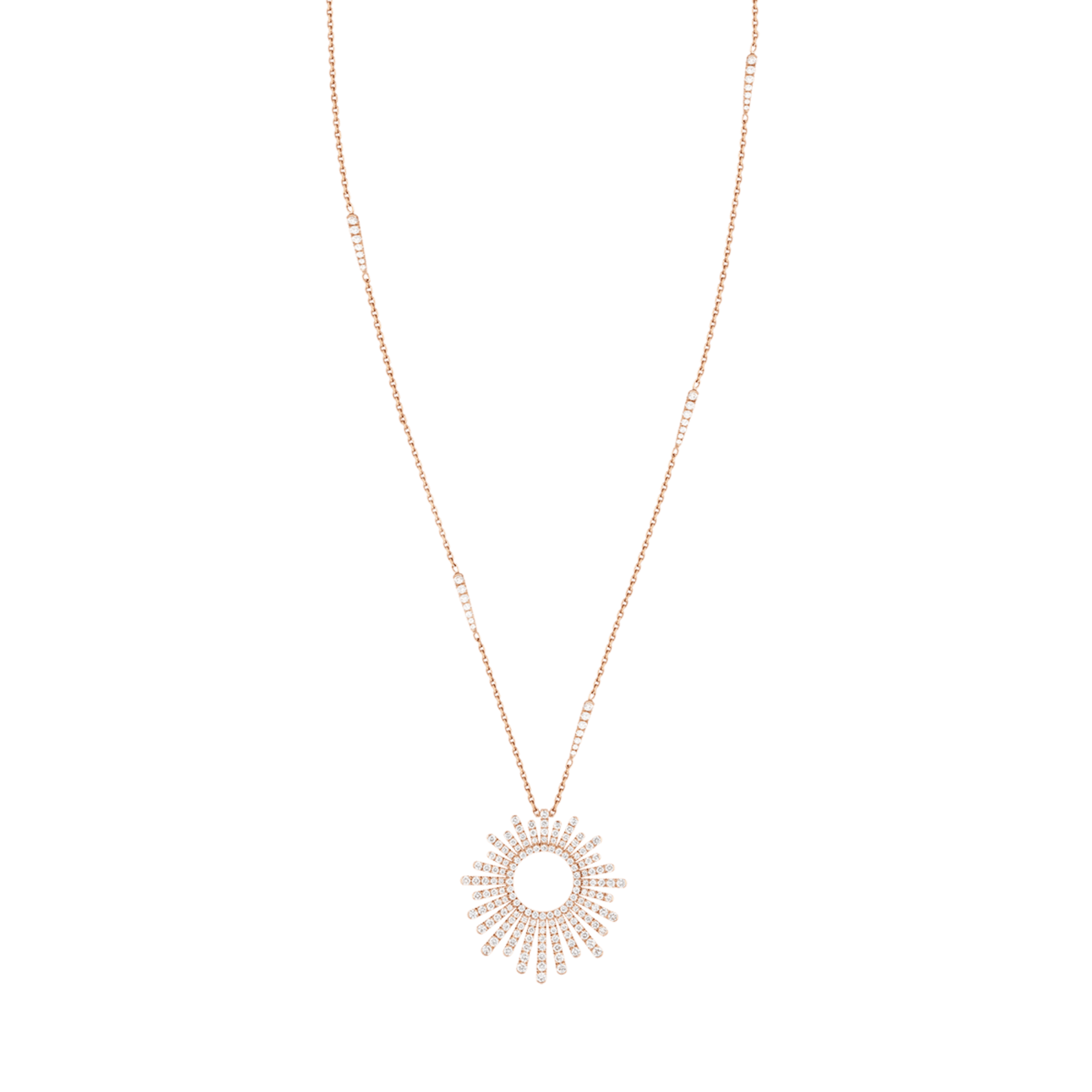 copy ofCollier Korloff Divine Fougue Rayons en or rose et diamants