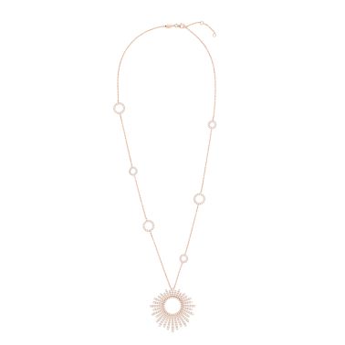 Sautoir pendentif GM Korloff Divine Fougue en or rose et diamants 