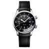 Longines Legend Diver automatic watch with black dial and black rubber strap, 39 mm