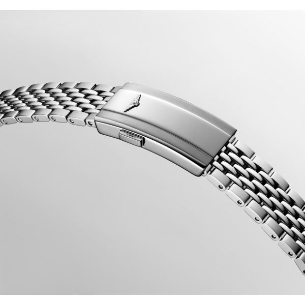 Longines Legend Diver automatic watch white dial steel bracelet 39 mm