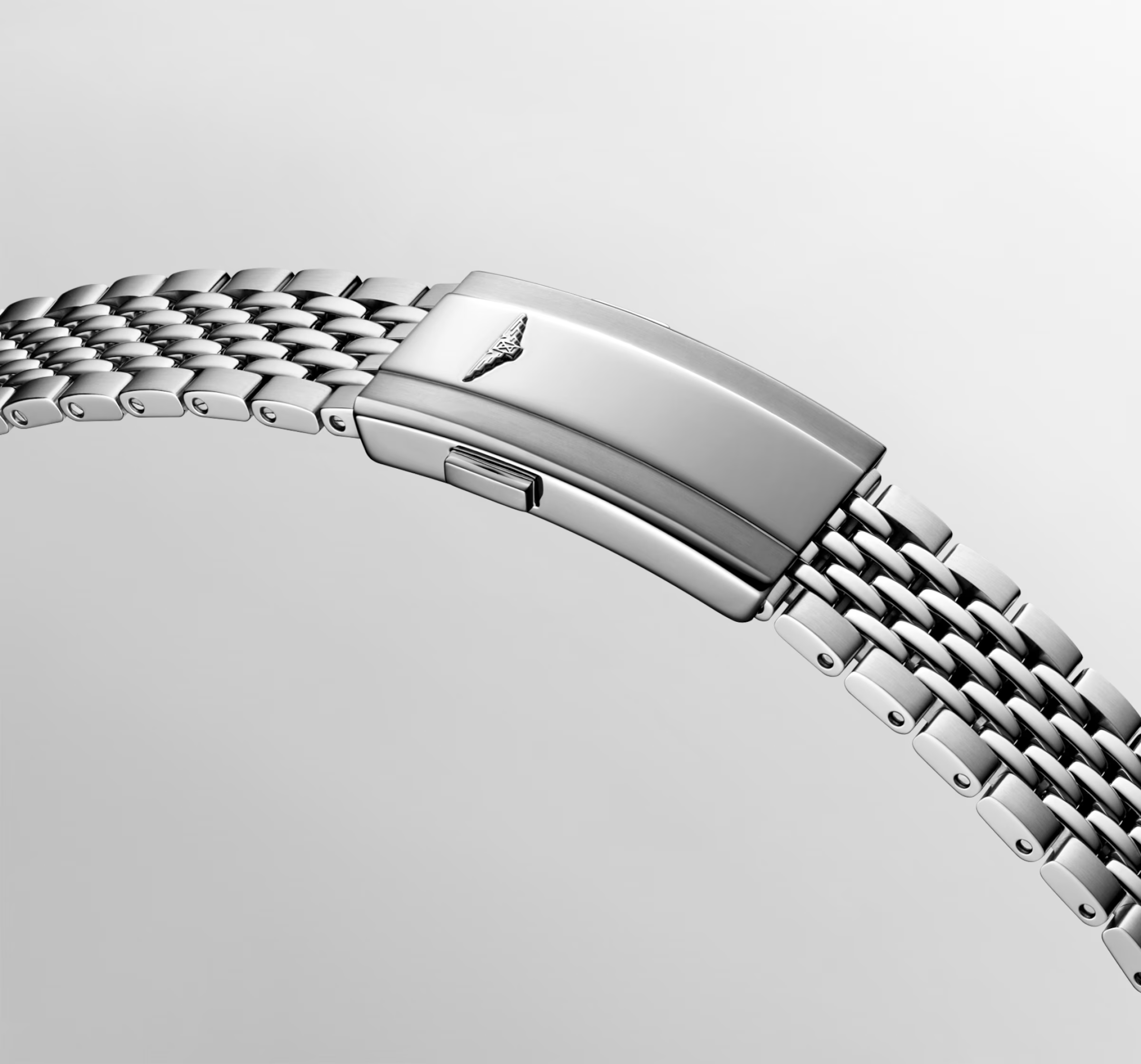 Longines Legend Diver automatic watch white dial steel bracelet 39 mm