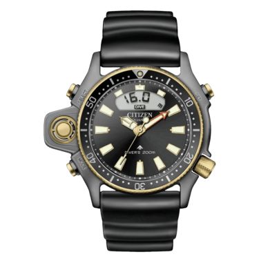 Citizen Promaster Marine Aqualand "40th Anniversary" quartz black dial polyurethane strap 50,7 mm