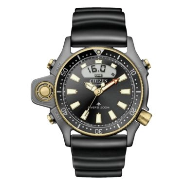 Citizen Promaster Marine Aqualand "40th Anniversary" quartz black dial polyurethane strap 50,7 mm