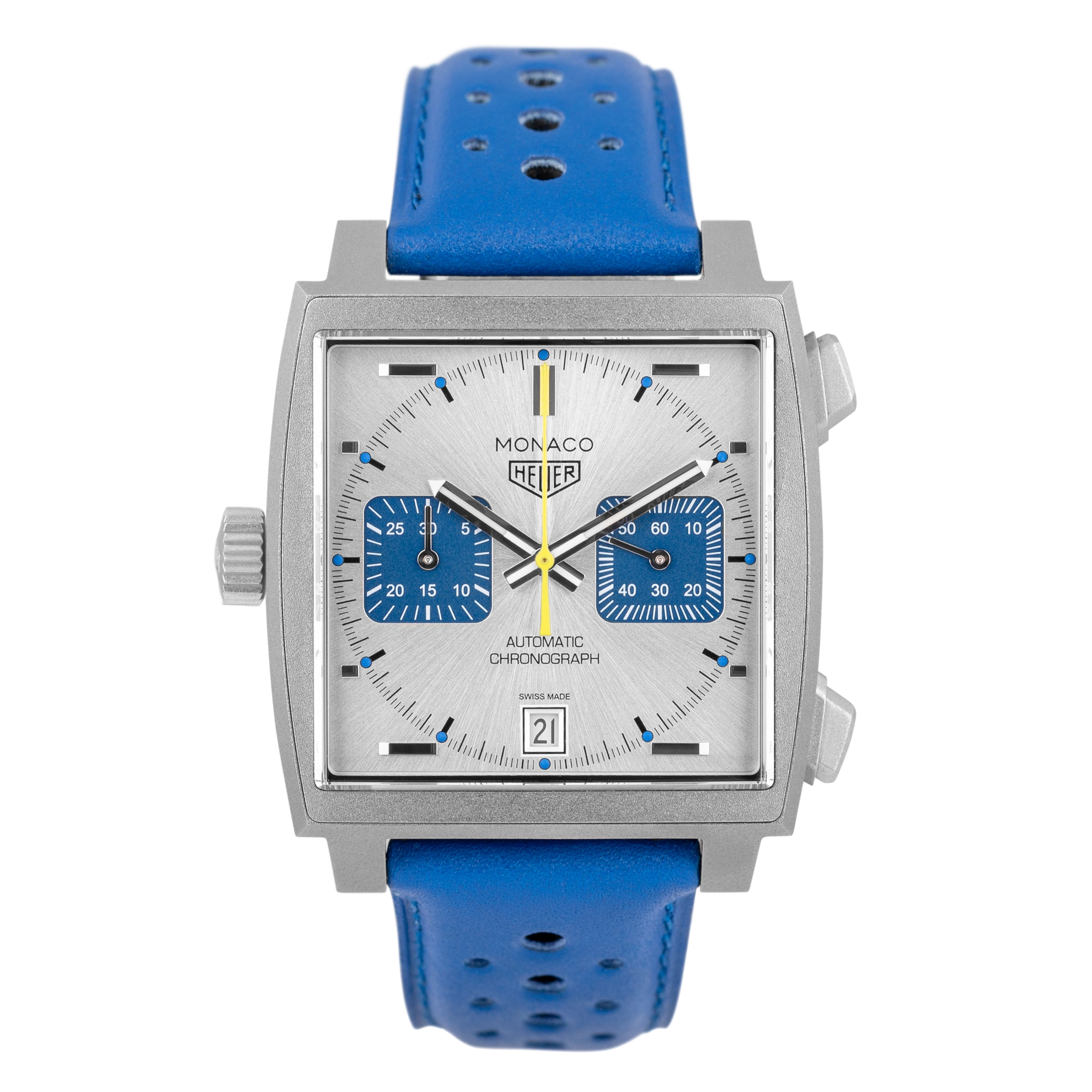 Montre TAG Heuer Monaco Chronograph Racing Blue automatique 39 mm Full Set 2024