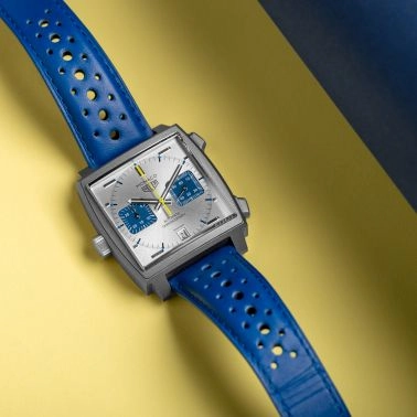 TAG Heuer Monaco Chronograph Racing Blue automatic 39 mm Full Set 2024