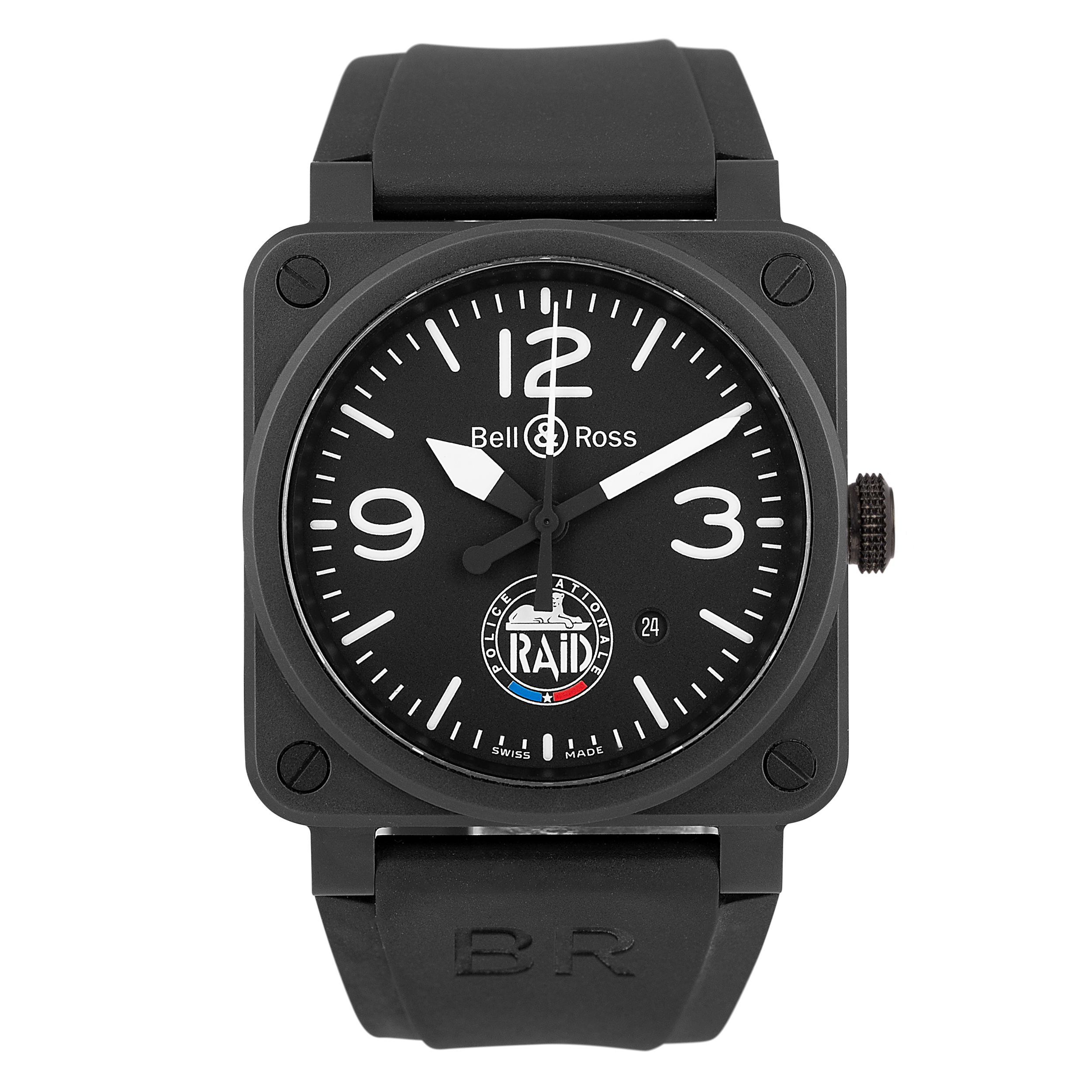 Montre Bell & Ross BR03-92 Céramique "RAID" automatique 42 mm Full Set 