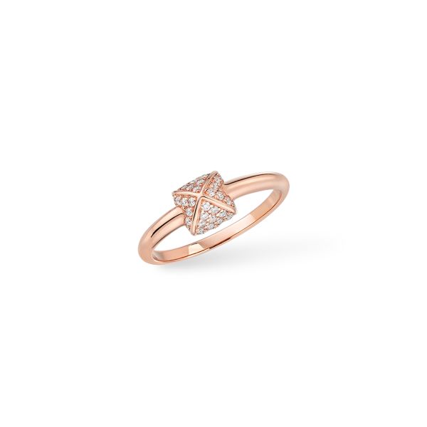 Bague Korloff Korlove PM 1 cœur en or rose et diamants
