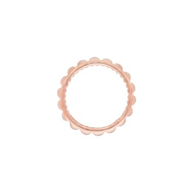 Korloff Korlove heart ring in rose gold and diamonds