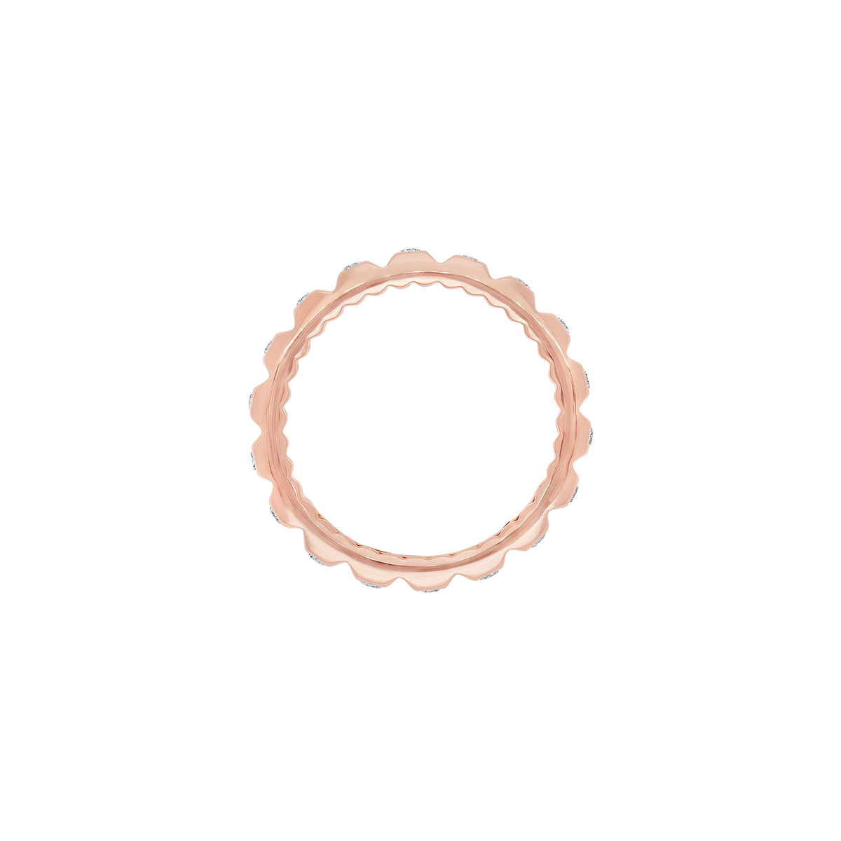 Bague Korloff Korlove cœur en or rose et diamants