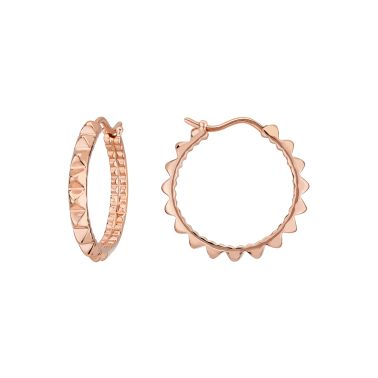 Créoles Korloff Korlove cœur en or rose 