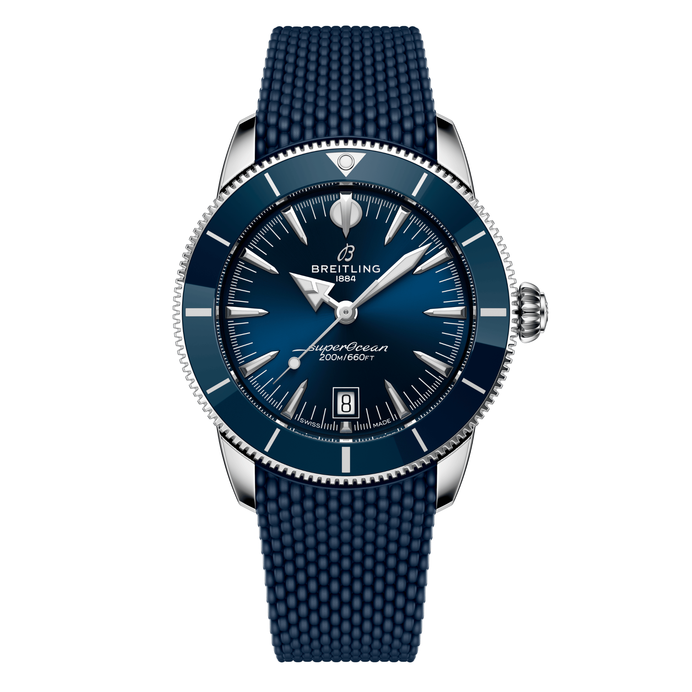 Breitling Superocean Heritage B31 automatic green dial rubber strap 42 mm