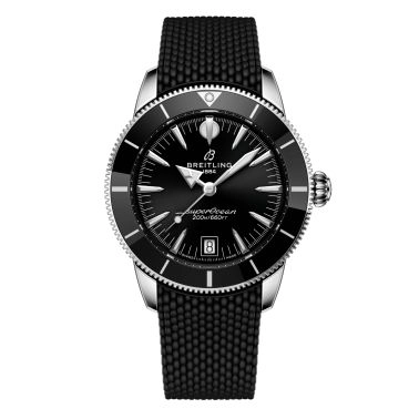 Montre Breitling Superocean Heritage B31 automatique cadran noir bracelet caoutchouc 40 mm