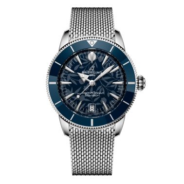 Montre Breitling Superocean Heritage B31 "Kelly Slater" automatique cadran bleu bracelet maille milanaise 40 mm