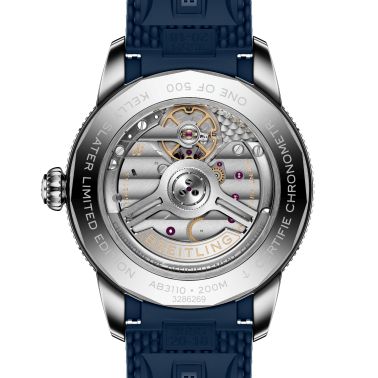 Montre Breitling Superocean Heritage B31 "Kelly Slater" automatique cadran bleu bracelet caoutchouc 40 mm