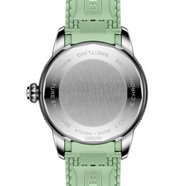 Montre Breitling Superocean Heritage automatique cadran vert bracelet caoutchouc 36 mm
