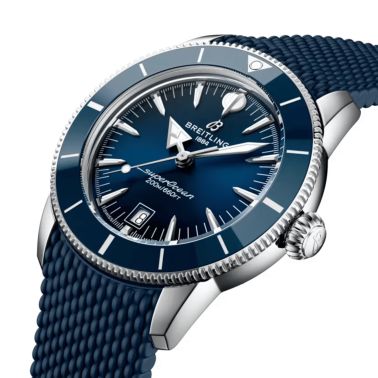 Montre Breitling Superocean Heritage B31 automatique cadran bleu bracelet caoutchouc 42 mm