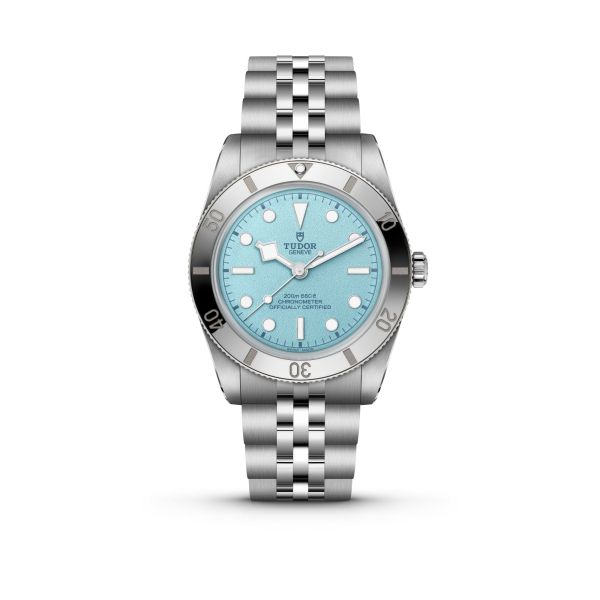 Montre Tudor Black Bay 54 "Lagoon Blue" automatique cadran beu bracelet acier 37 mm