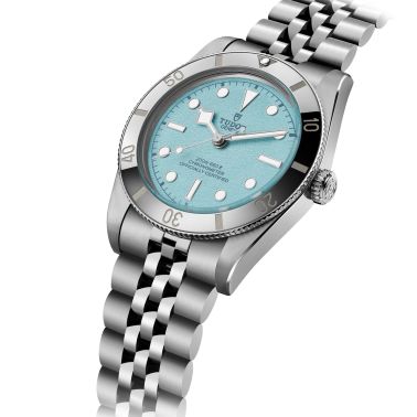 Montre Tudor Black Bay 54 "Lagoon Blue" automatique cadran beu bracelet acier 37 mm