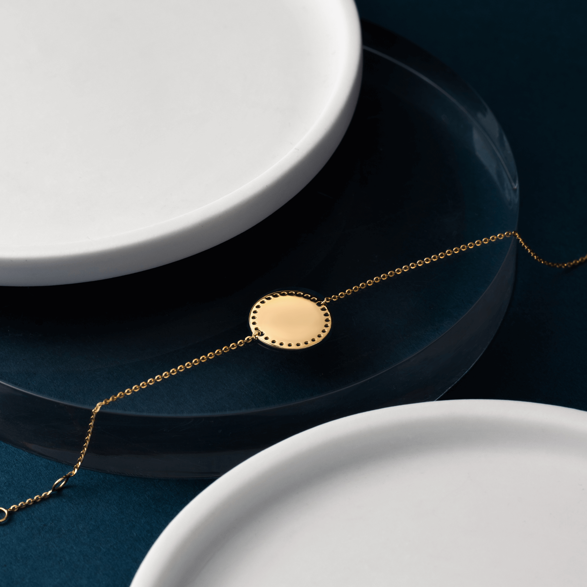 Lepage Colette Cotillon bracelet in yellow gold