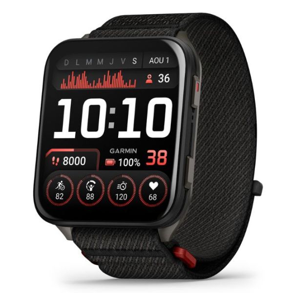 Montre Garmin Venu X1 AMOLED bracelet ComfortFit noir 41 x 46 mm
