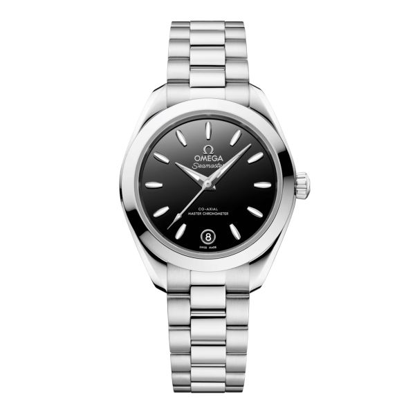 Montre Omega Seamaster Aqua Terra 150m cadran noir bracelet acier 30 mm