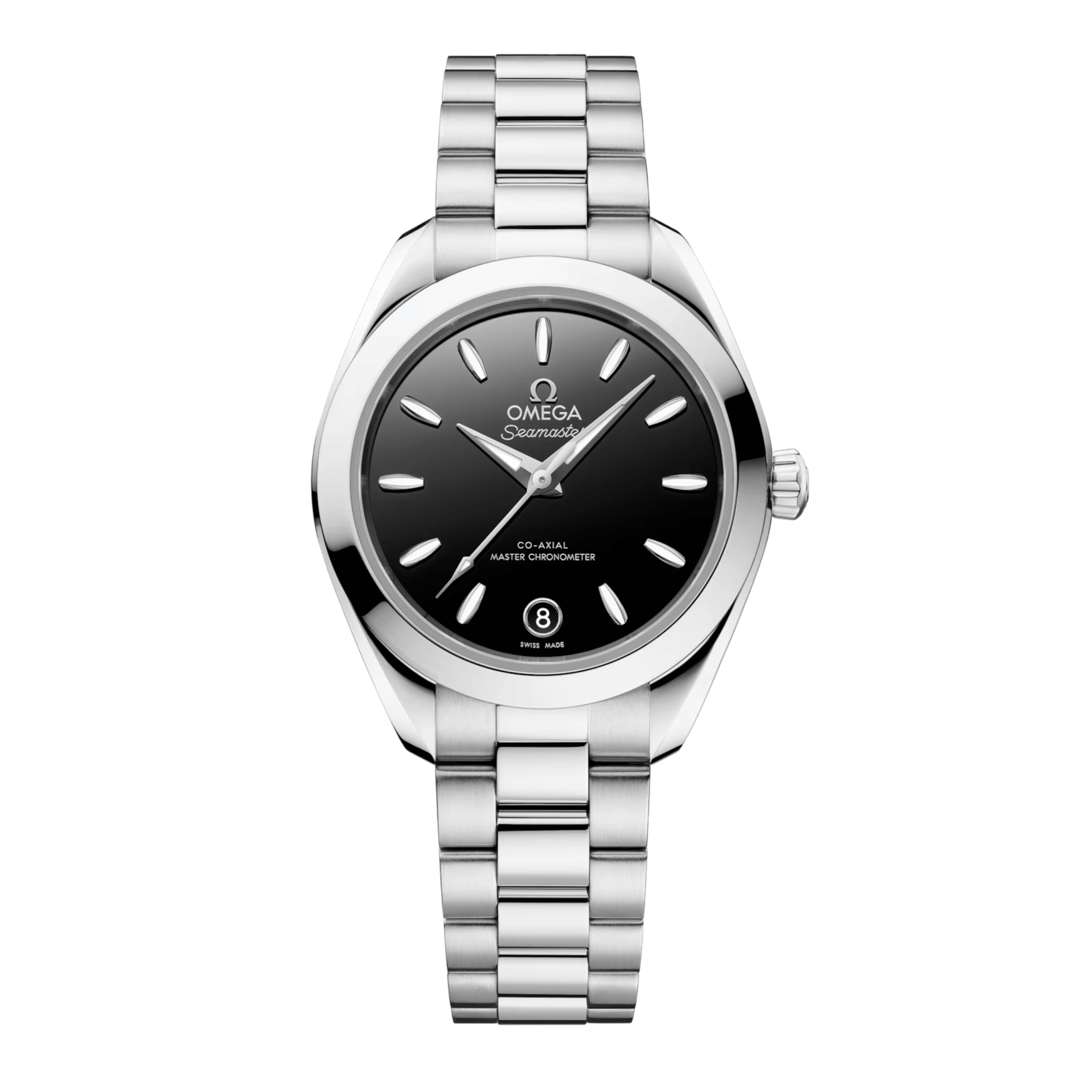 Montre Omega Seamaster Aqua Terra 150m cadran noir bracelet acier 30 mm