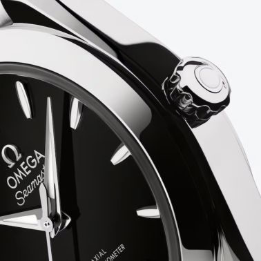 Montre Omega Seamaster Aqua Terra 150m cadran noir bracelet acier 30 mm