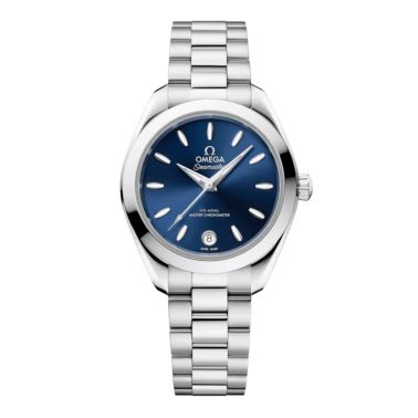 Montre Omega Seamaster Aqua Terra 150m cadran bleu bracelet acier 30 mm