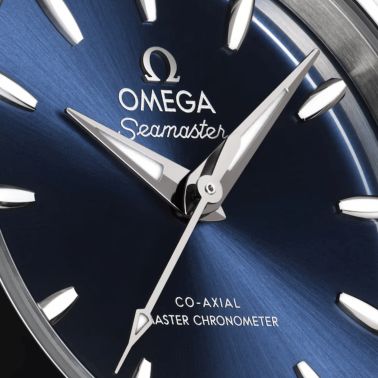 Montre Omega Seamaster Aqua Terra 150m cadran bleu bracelet acier 30 mm