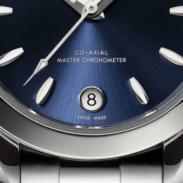 Montre Omega Seamaster Aqua Terra 150m cadran bleu bracelet acier 30 mm