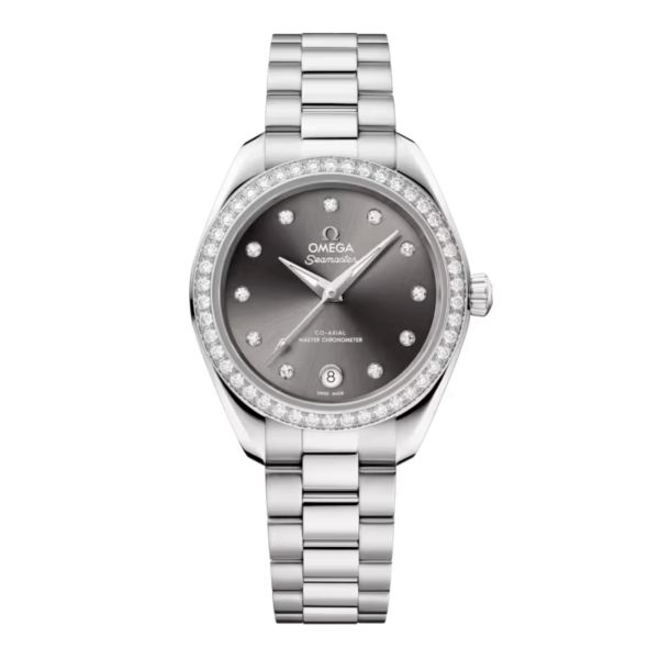 Montre Omega Seamaster Aqua Terra 150m automatique cadran gris bracelet acier 30 mm