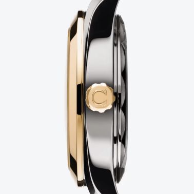 Montre Omega Seamaster Aqua Terra 150m automatique cadran argenté bracelet acier et or Moonshine 30 mm